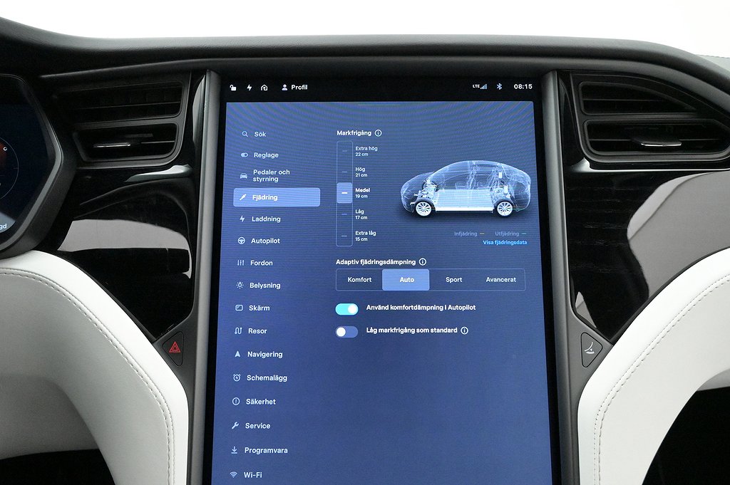 Tesla Model X Long Range AWD 7-sits Autopilot Pano Drag