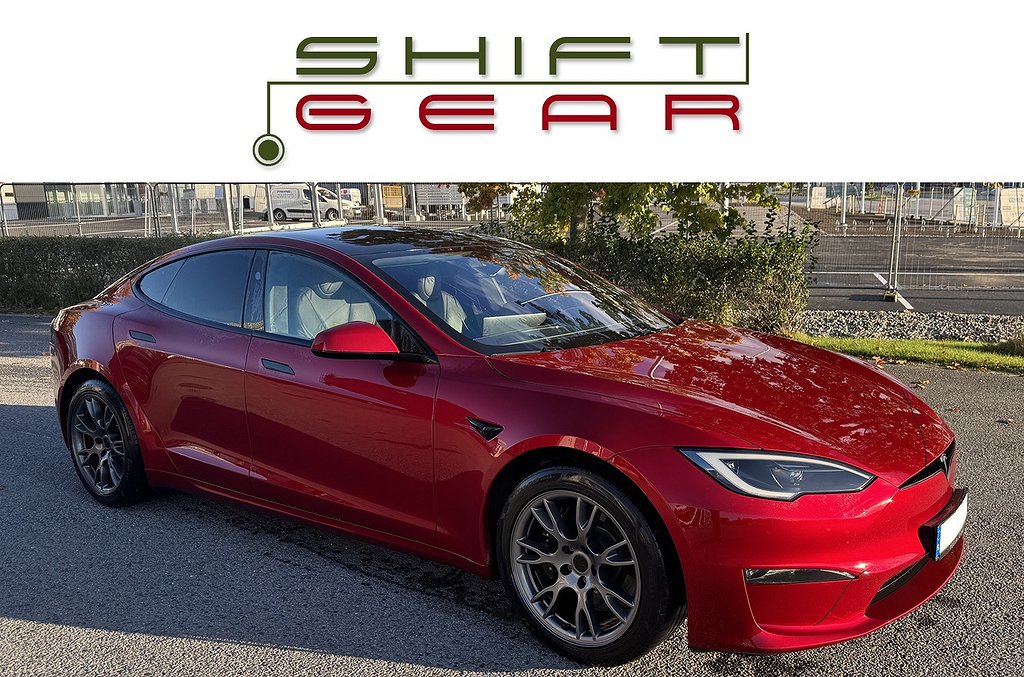 Tesla Model S LONG RANGE FSD HW4 Aug23 Ultra Red MOMS Drag