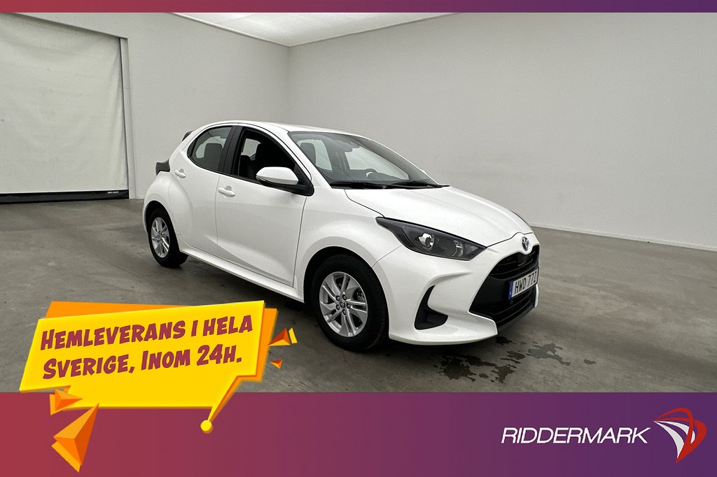 Toyota Yaris Hybrid Active M/K-Värmare Kamera Lane Assist