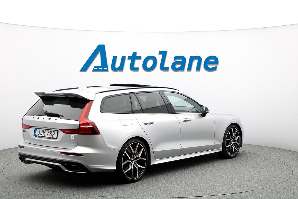 Volvo V60 T8 Polestar Engineered, Ferrita, B&W, Pano 405hk