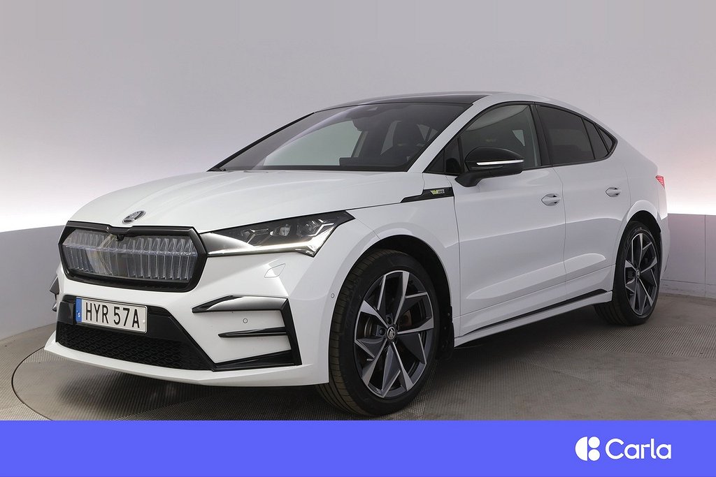 Skoda Enyaq iV Coupé RS iV Läder Pano 360 HUD Elstol Drag