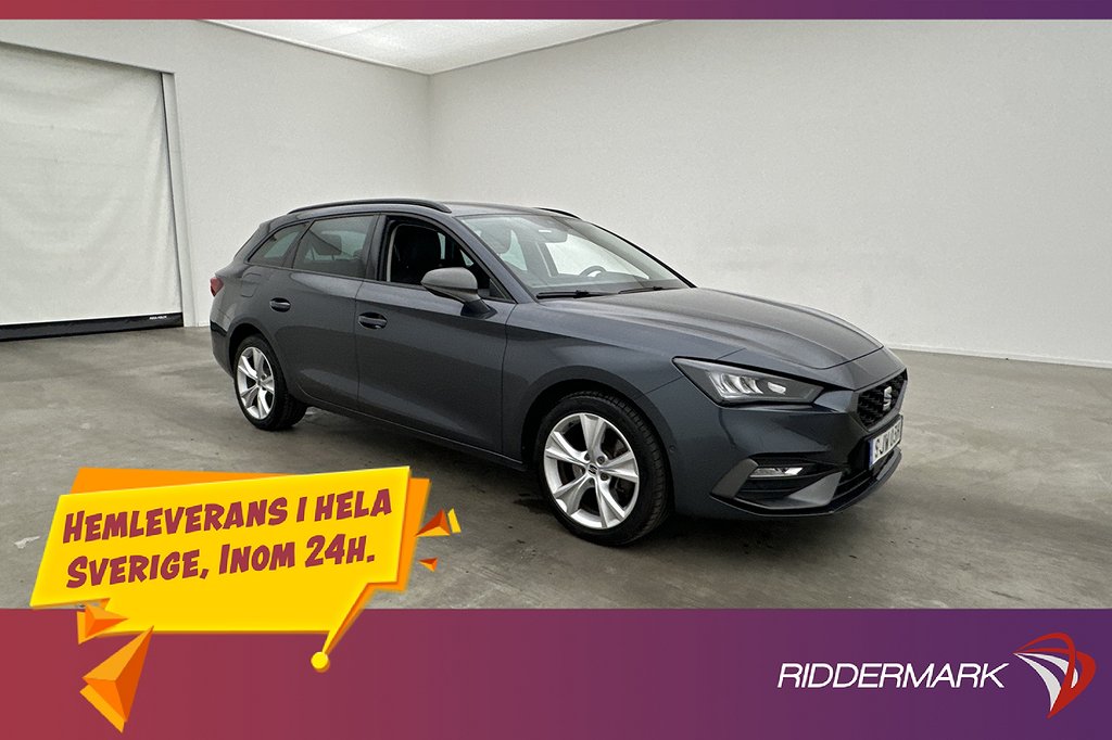 Seat Leon ST e-Hybrid FR B-kamera Navi Carplay Rattvärme