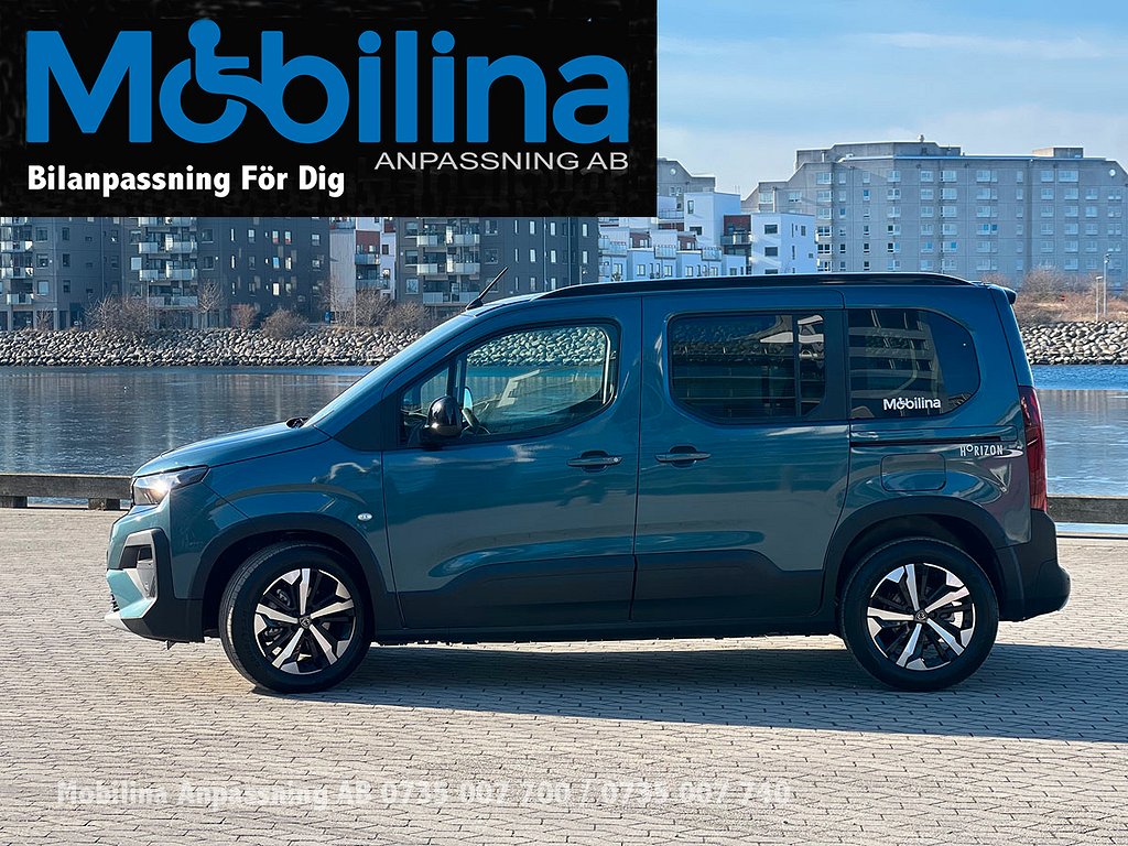 Peugeot Rifter Handikappanpassad Rullstolsbil 2025