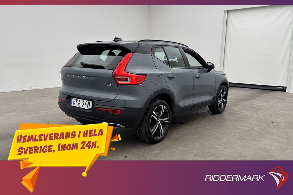 Volvo XC40 T5 TwEn 262hk R-Design VOC Värmare Pano H/K Skinn