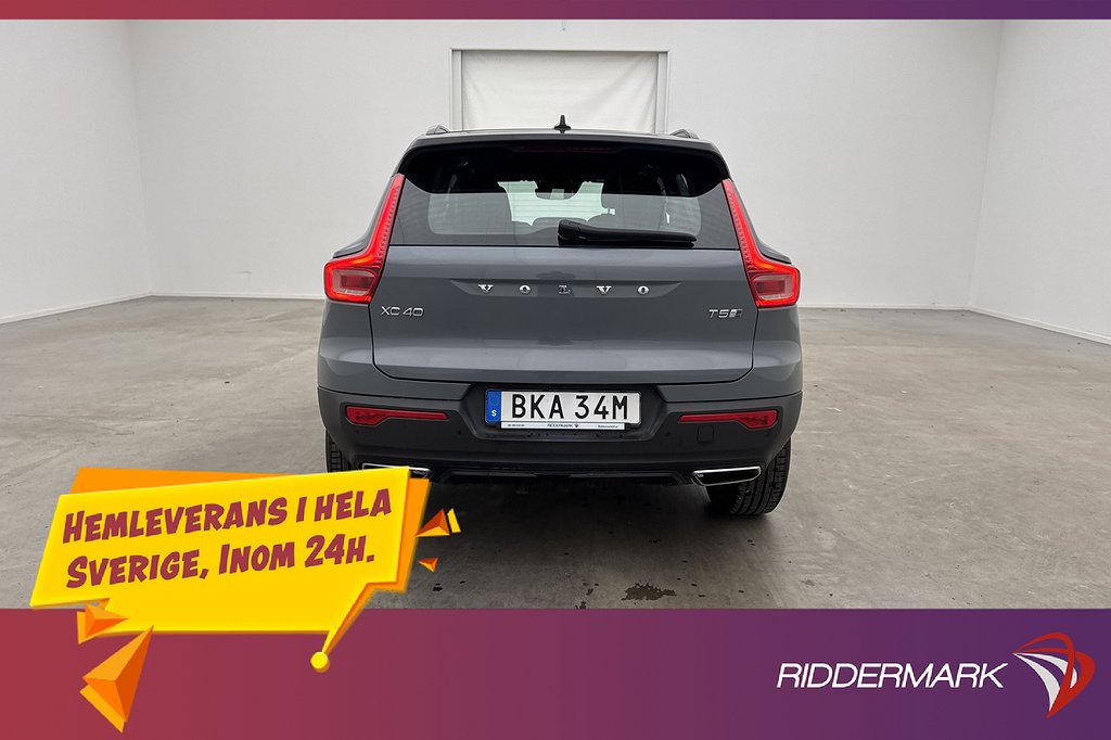 Volvo XC40 T5 TwEn 262hk R-Design VOC Värmare Pano H/K Skinn