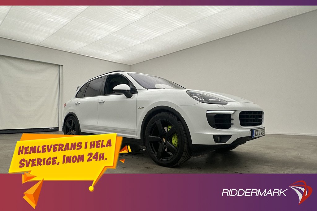 Porsche Cayenne S E-Hybrid 416hk Chrono Pano Burmester PASM