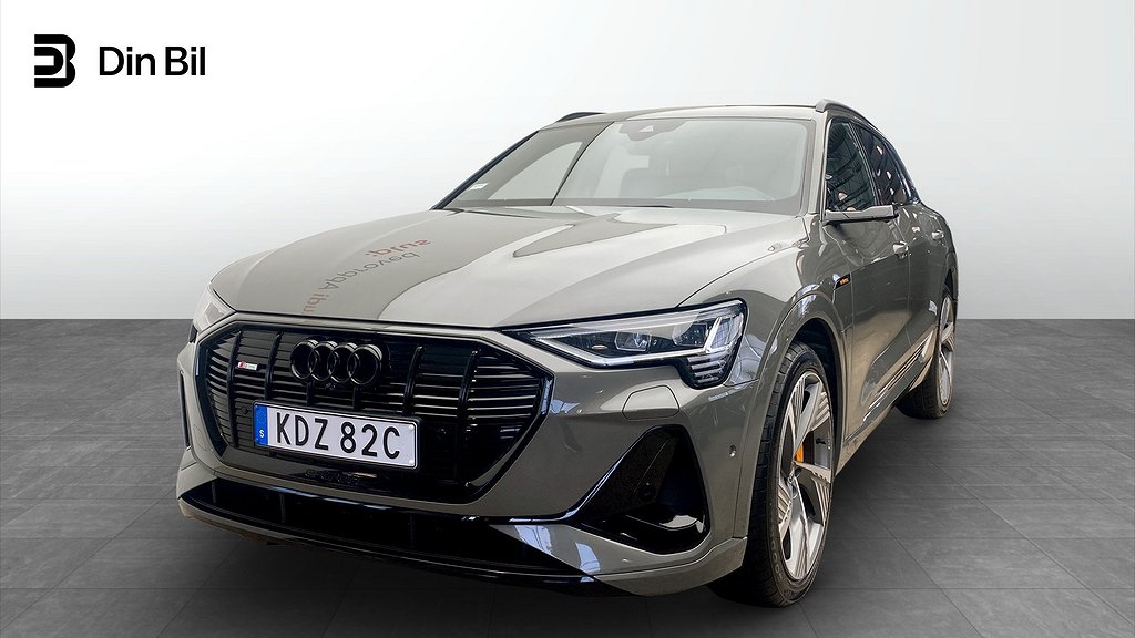 Audi E-Tron 55 408 Hk quattro S-Line Black