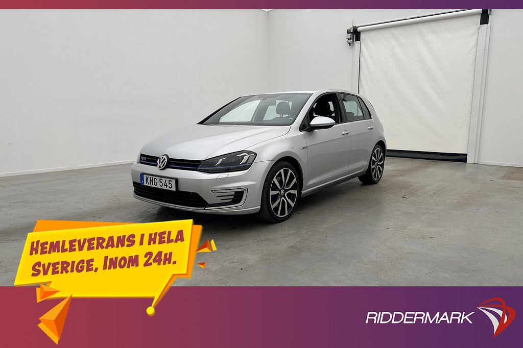Volkswagen Golf GTE 204hk Backkamera Dragkrok CarPlay