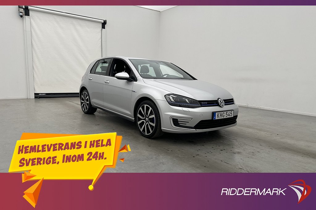 Volkswagen Golf GTE 204hk Backkamera Dragkrok CarPlay