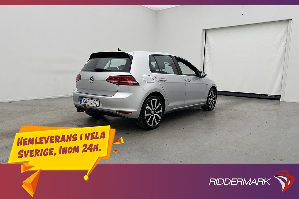 Volkswagen Golf GTE 204hk Backkamera Dragkrok CarPlay