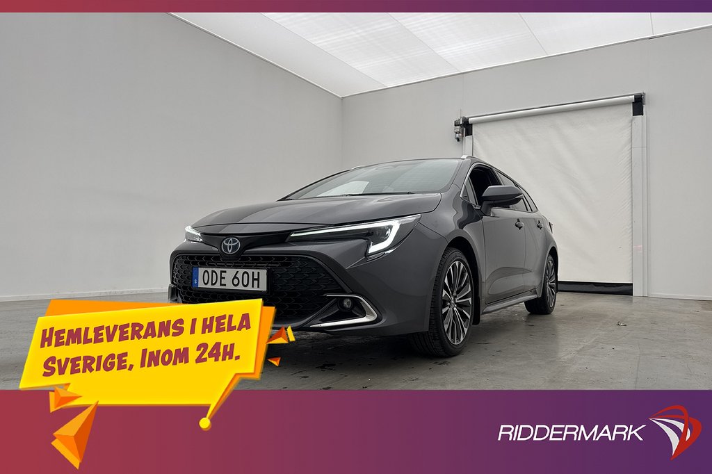 Toyota Corolla Hybrid e-CVT 140hk Kamera Cockpit EN-Ägare