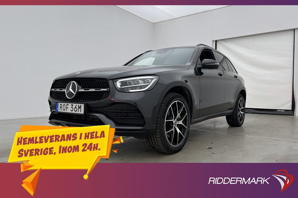 Mercedes-Benz GLC 300 e 4M AMG Plus Värmare Cockpit Dragkrok