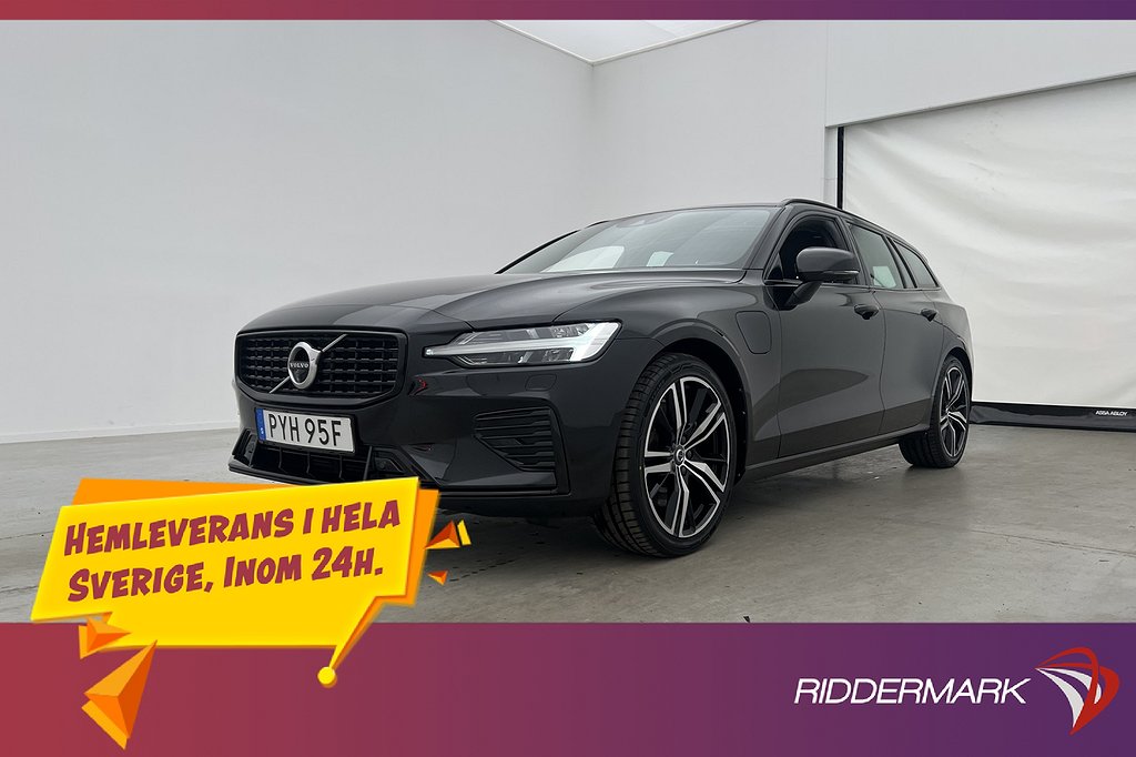 Volvo V60 Recharge T8 AWD R-Design Värm Pano H/K 360° Drag