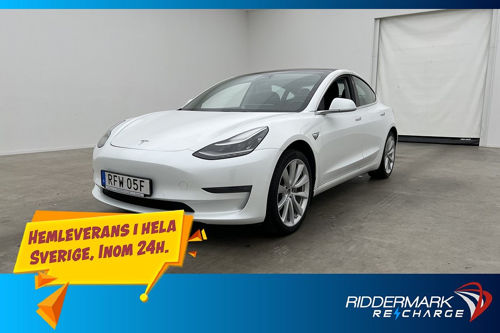 Tesla Model 3 Standard Range Plus Autopilot Svensksåld