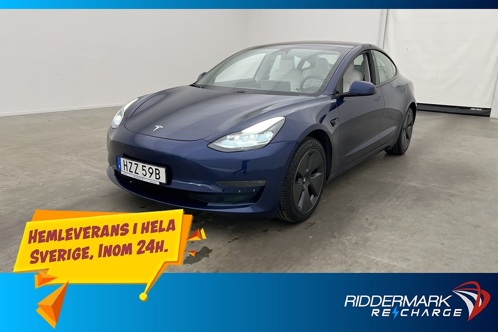 Tesla Model 3 Long Range AWD Autopilot Ljus interiör Sv.Såld