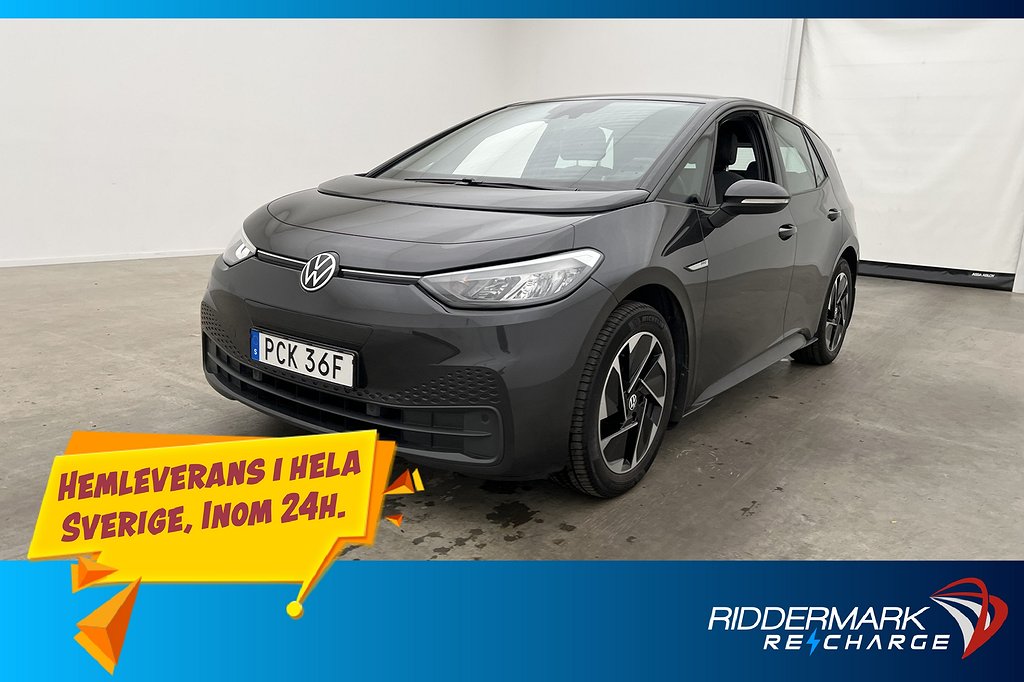 Volkswagen ID.3 Pro Performance 58 kWh Värmare CarPlay MOMS