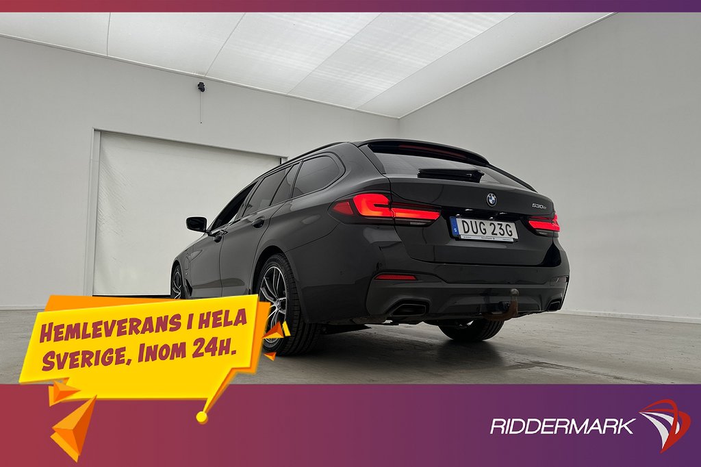 BMW 530e Touring 292hk M Sport Pano 360° HUD Drag Ambient