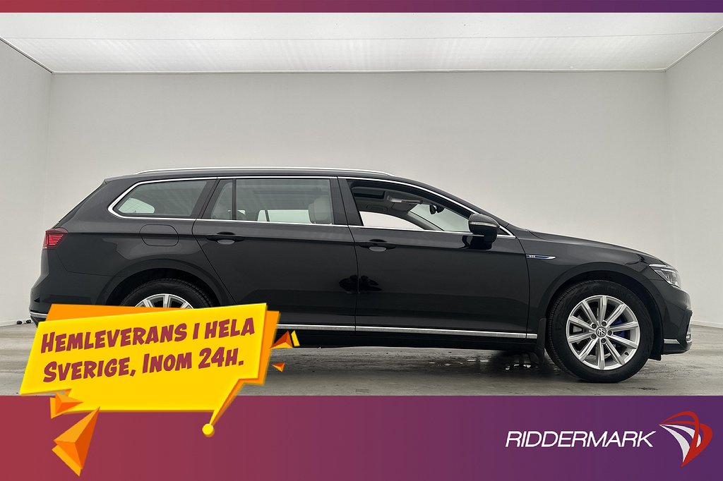Volkswagen Passat GTE Panorama Dragkrok Kamera Skinn CarPlay