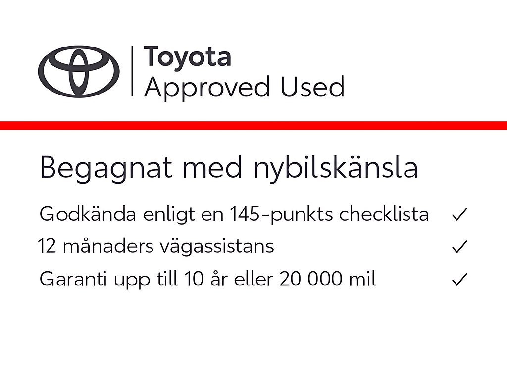 Toyota Corolla Cross 2.0 HSD AWD-i Executive JBL/V-Hjul/M-Värmare