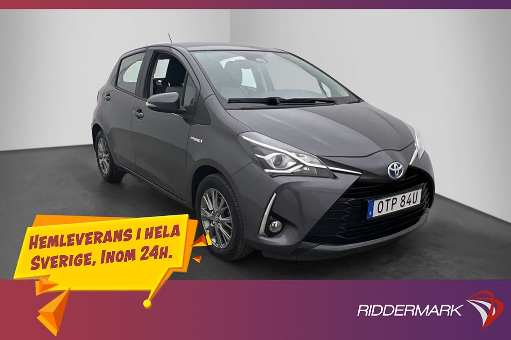 Toyota Yaris Hybrid e-CVT Active Kamera Endast 4215mil 101hk