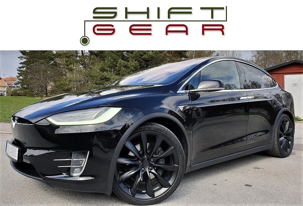 Tesla Model X Long Range 6-sits RAVEN MOMS Ut 08/19 CCS 2 äg