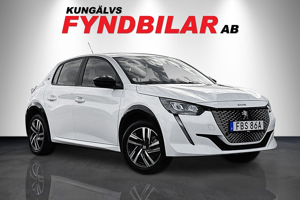 Peugeot E-208 50kw / Vinterhjul ingår / Värmepump