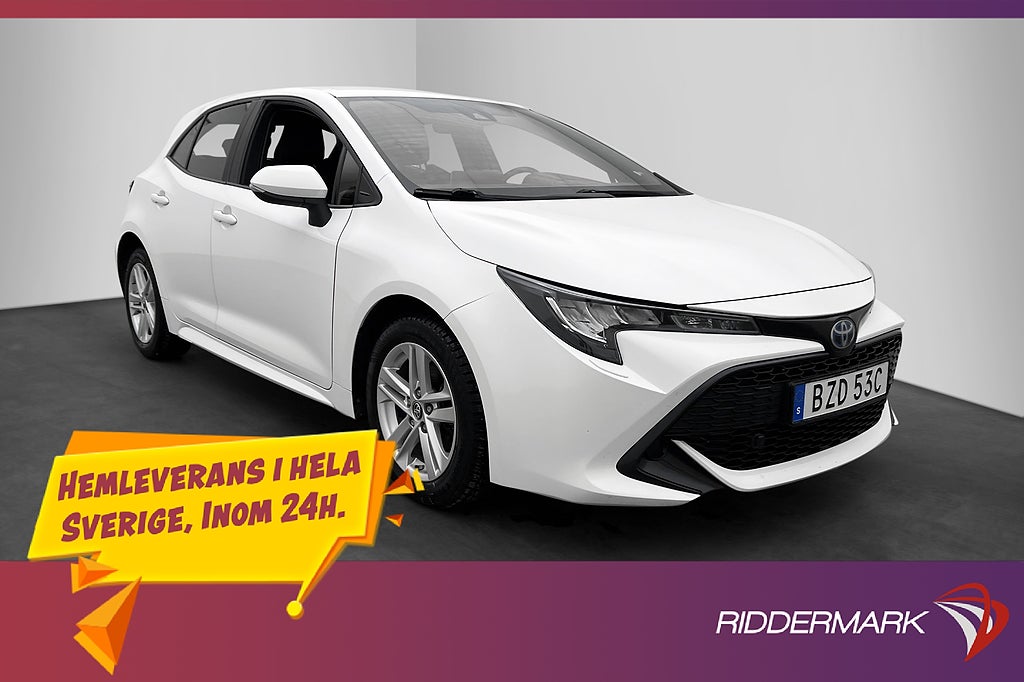 Toyota Corolla Hybrid Active Kamera Motorvärmare Rattvärme