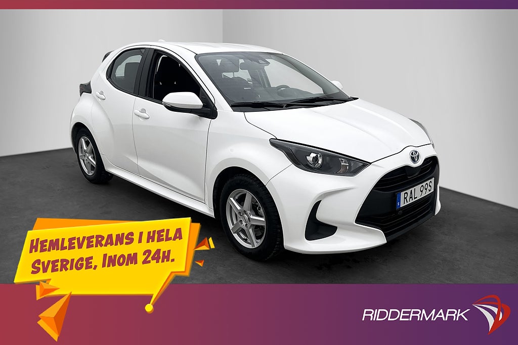 Toyota Yaris Hybrid Active Kamera M&K Värmare 1-ÄGARE MOMS