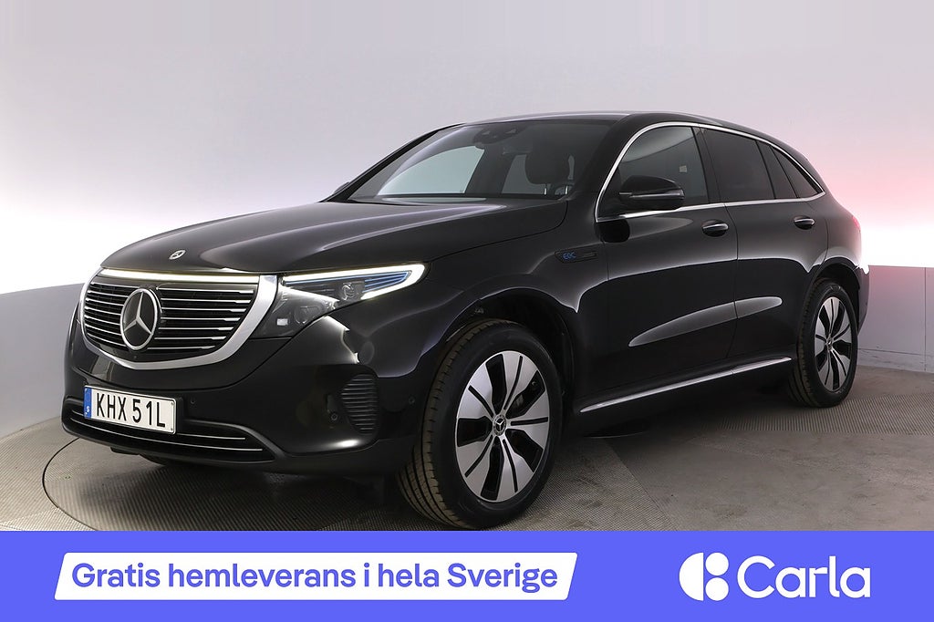 Mercedes-Benz EQC 400 4M Läder 360 Elstol Navi Drag 4,99%