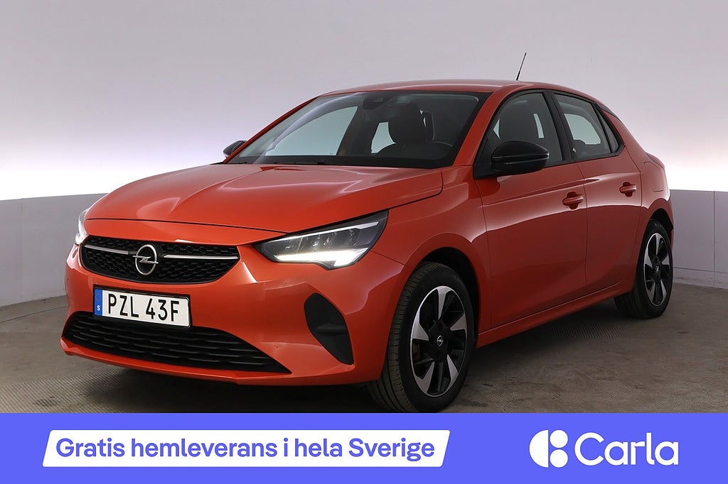 Opel Corsa-e 50 kWh Design & Tech Kamera Farthållare 4,99%