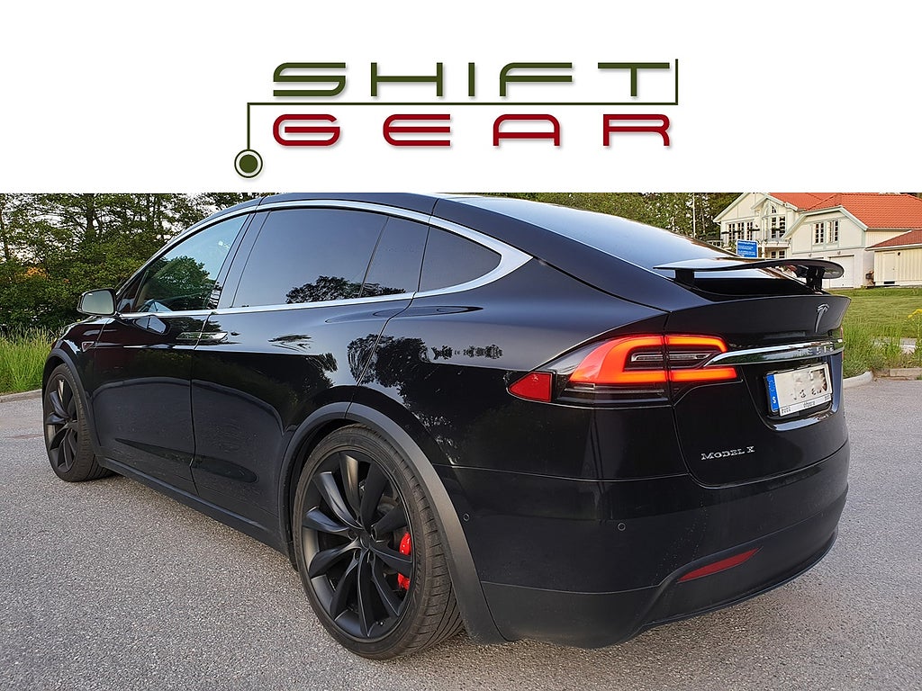 Tesla Model X P100D L+ Free SuC MOMS/VAT Lågmil 7-sits CCS