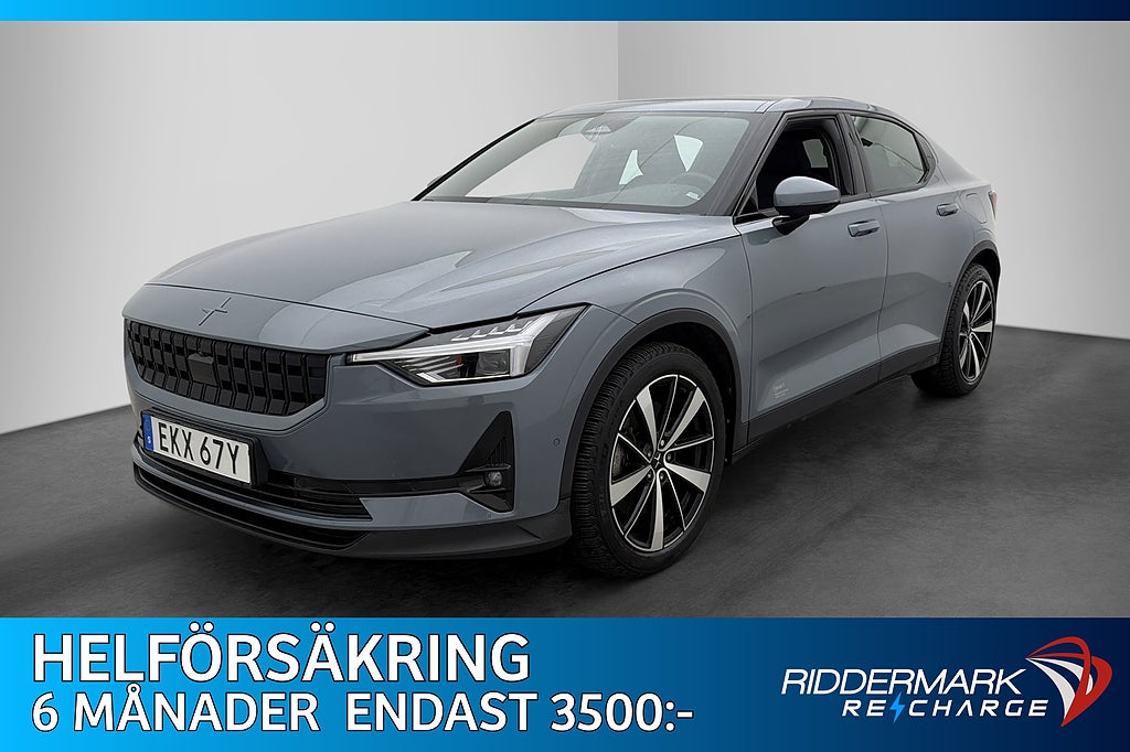 Polestar 2 Long Range Single Motor Plus Pilot Pano H/K Värm