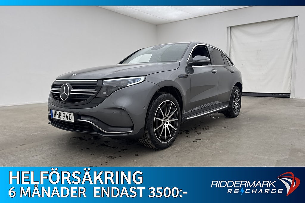 Mercedes-Benz EQC 400 AMG Panorama HUD Värmare 360° Drag
