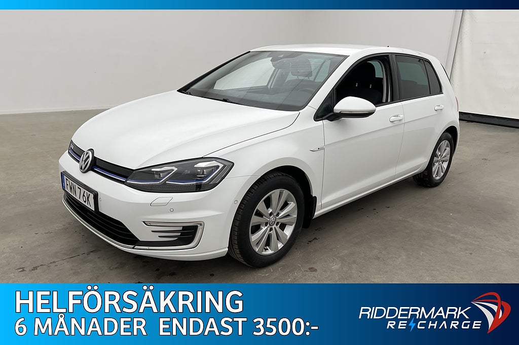 Volkswagen E-Golf 35.8 kWh 136hk Värmare Cockpit Kamera CCS
