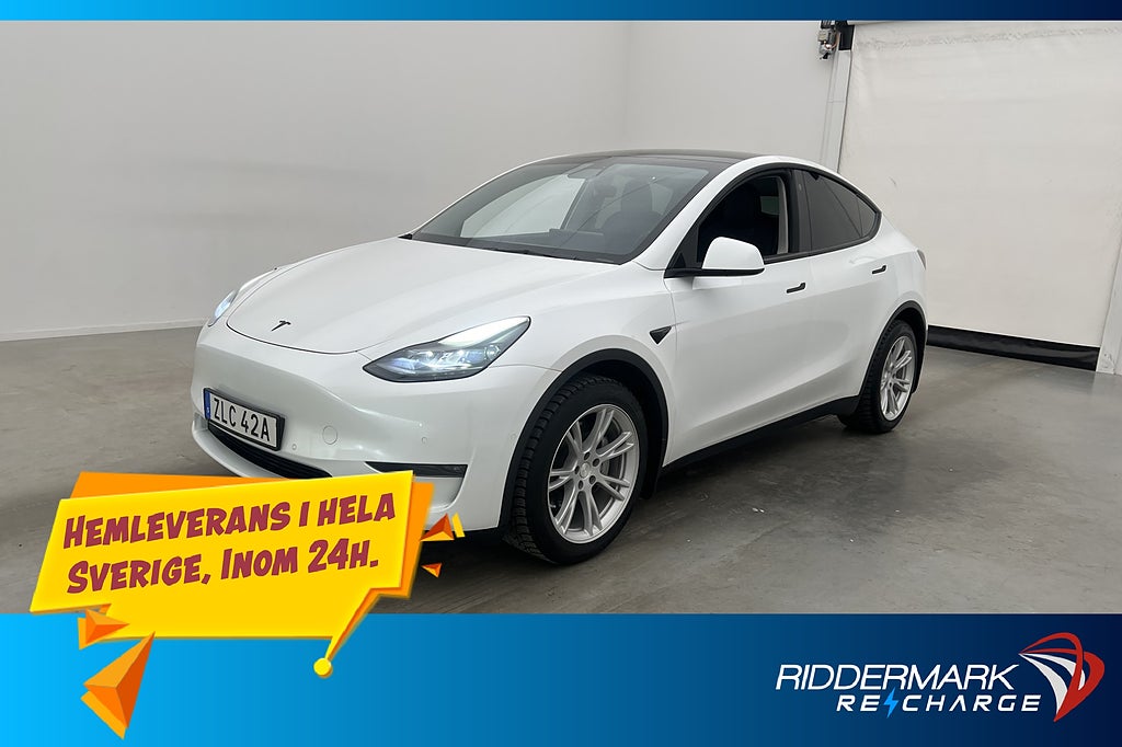 Tesla Model Y Long Range AWD Autopilot Dragkrok Svensksåld