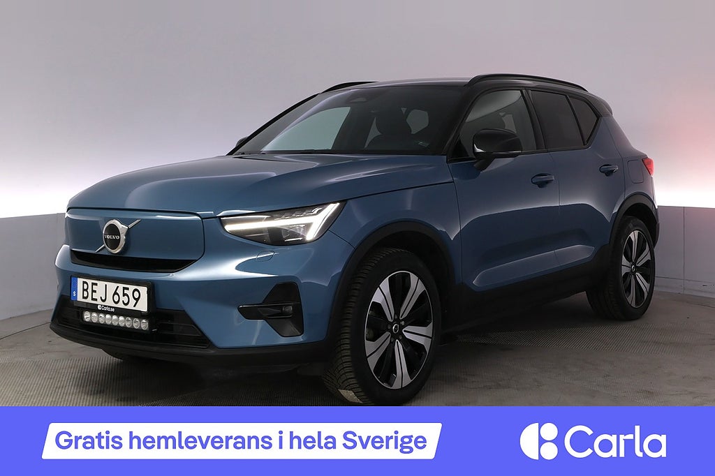 Volvo XC40 Recharge Single Motor Plus Kamera Elstol Drag