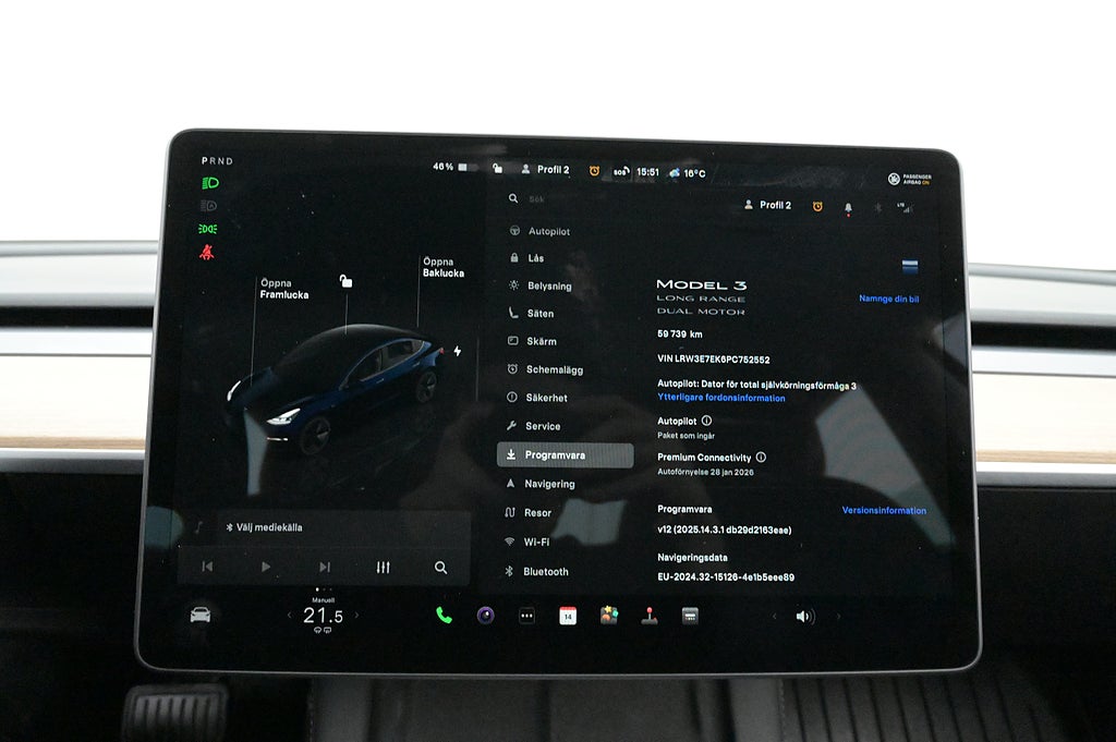 Tesla Model 3 Long Range AWD Facelift (Autopilot)