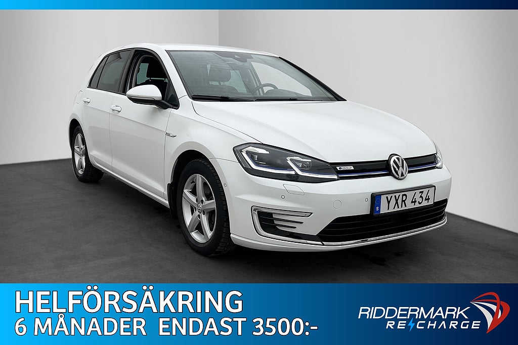 Volkswagen E-Golf 136hk Cockpit Navi Keyless Adapt-fart LED