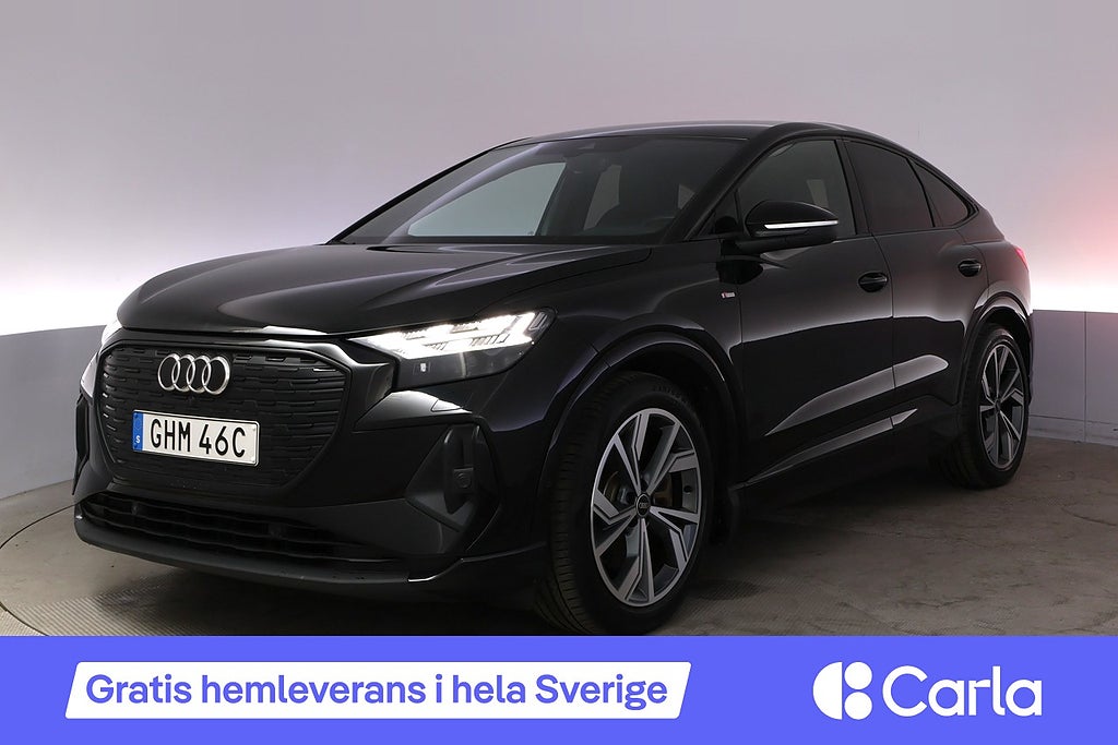Audi Q4 50 Sportback e-tron quattro S-Line Drag Läder SONOS