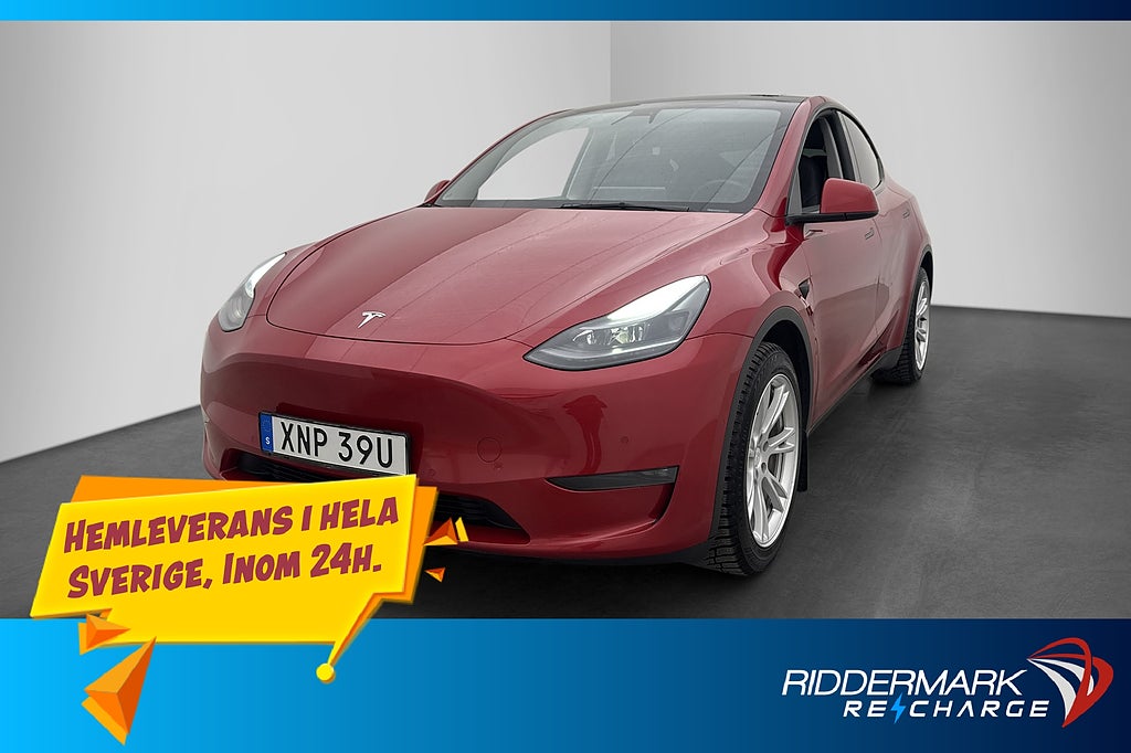 Tesla Model Y Long Range AWD Autopilot Rattvärme Sv.Såld
