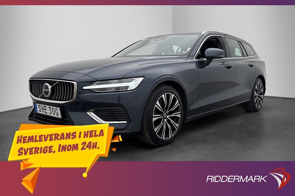 Volvo V60 Recharge T6 AWD 350hk Core Bright Värmare Kamera