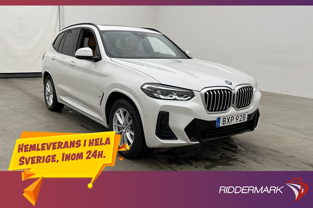 BMW X3 xDrive30e M Sport Pano Läder Kamera CarPlay MOMS