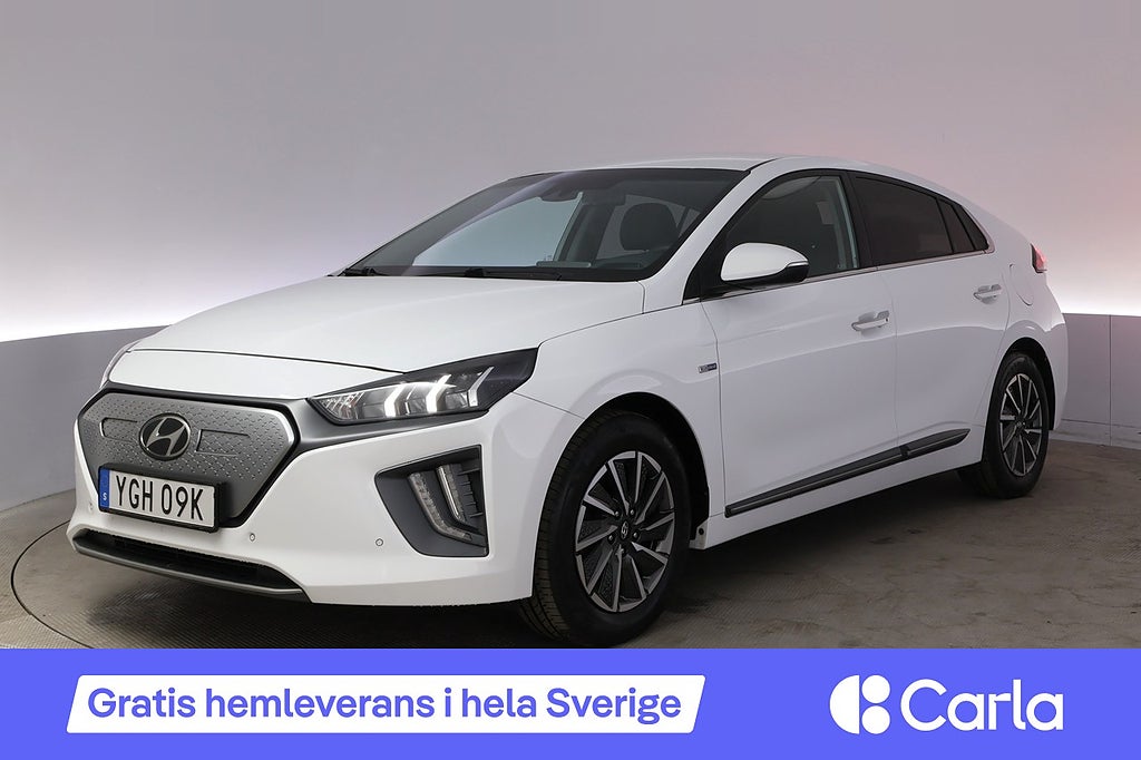 Hyundai IONIQ Electric 38,3 kWh Premium + Läder BLIS Elstol