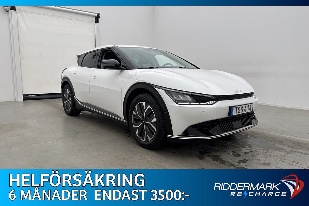 Kia EV6 77.4 kWh AWD Läder Drag 360° Navi Värm Adapt-fart