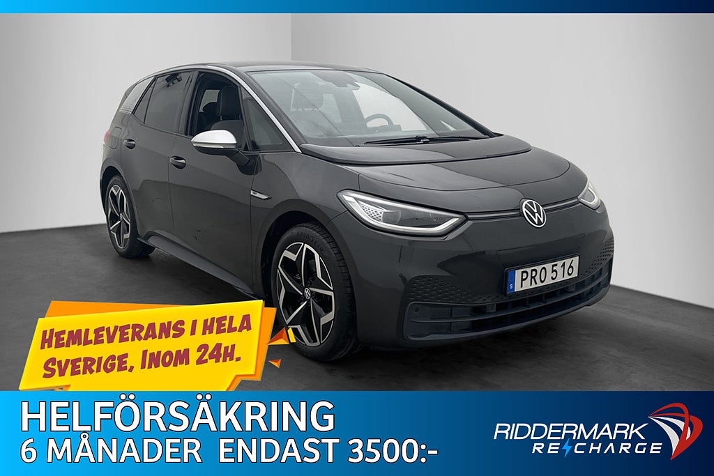 Volkswagen ID.3 Pro Performance 1st Edt Värmare Kamera Navi