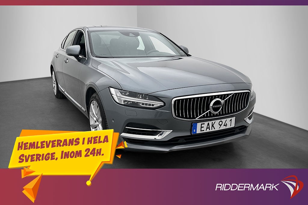Volvo S90 T8 AWD Inscription Kamera T-lucka Orrefors CarPlay
