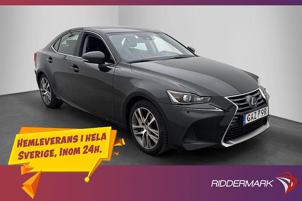 Lexus IS 300h 2.5 CVT 223hk Executive Kamera LED P-Sensorer