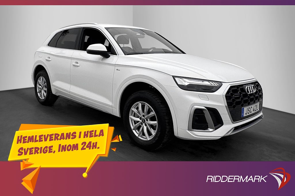 Audi Q5 55 TFSI e Q S Line Cockpit Kamera Halvskinn MOMS