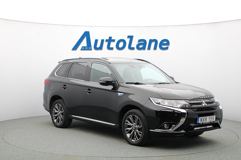 Mitsubishi Outlander PHEV CVT 4WD, Taklucka, B-kamera, Drag, Skinn 203hk