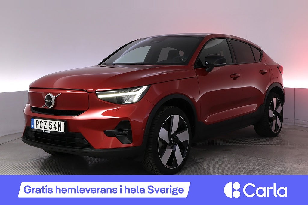 Volvo C40 Re Single Motor Ultimate Pano H/K 360 Drag V-Hjul